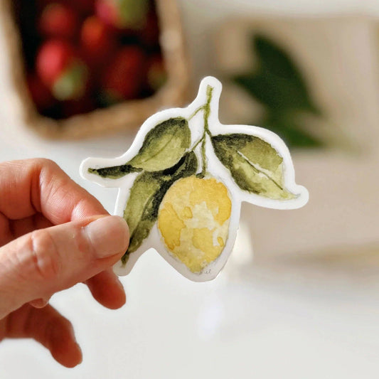 Lemon sticker