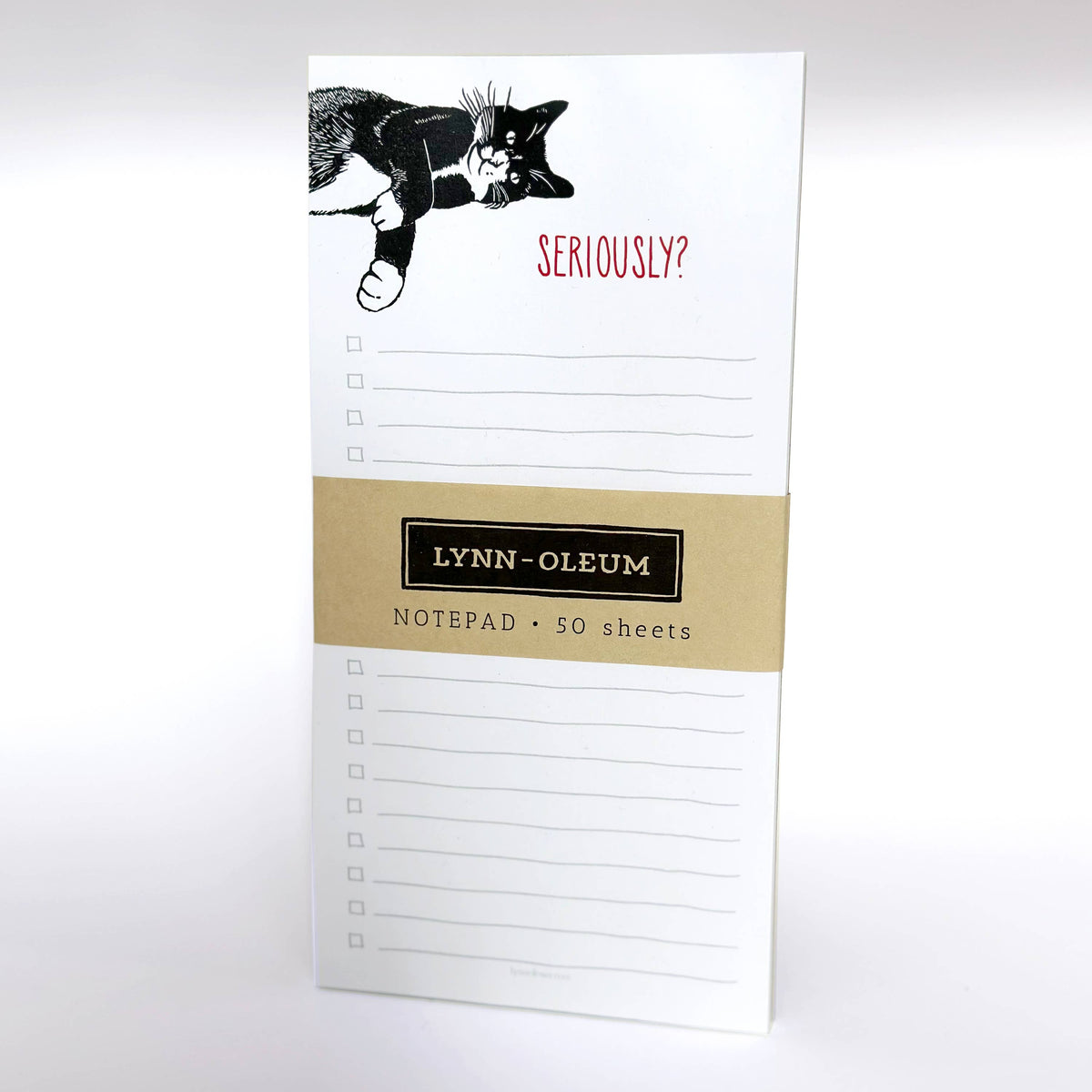 SERIOUSLY? Cat Notepad