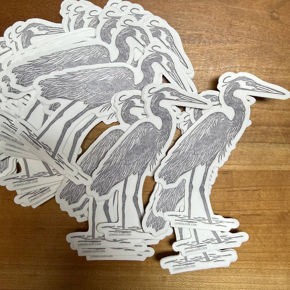 Great Blue Heron STICKER