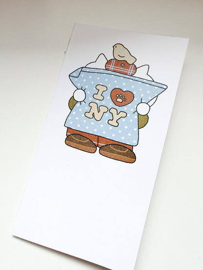 Kuboandlucy x Idiot Sandwich | Standard TN Notebook | I Love New York