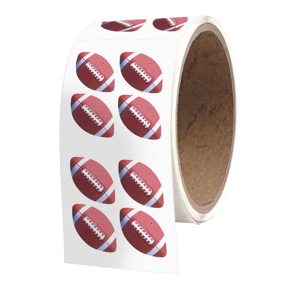 Footballs 2x4 Sticker Sheet