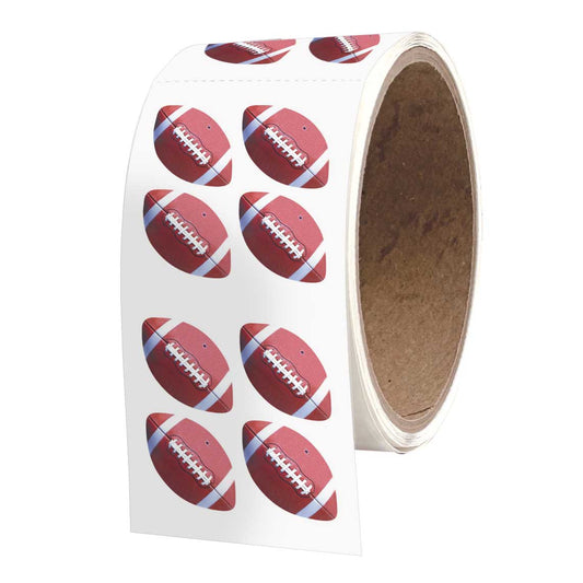Footballs 2x4 Sticker Sheet