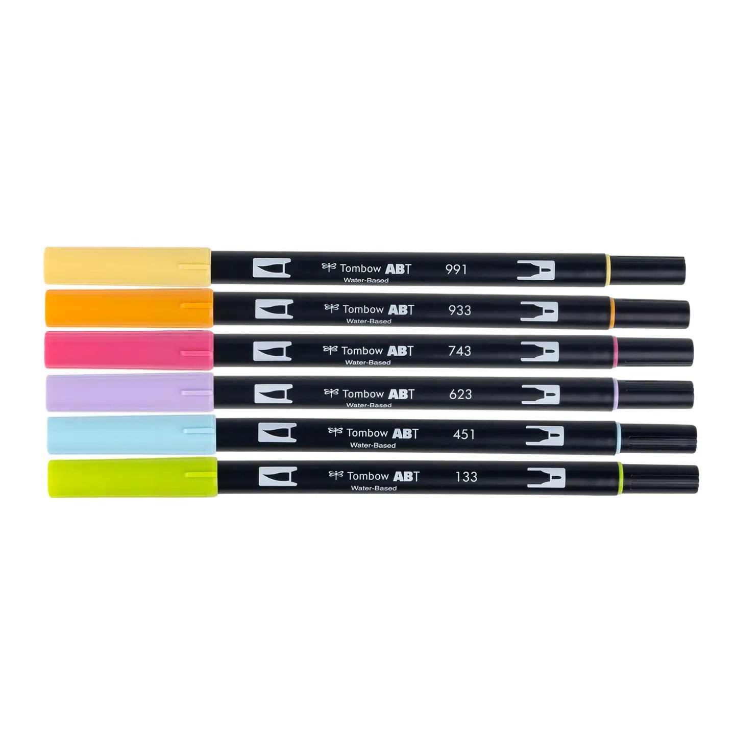 Dual Brush Pen 6-Pack Set (Yay Sorbet)