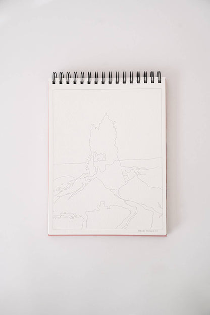 National Parks Watercoloring Book-Outlines w/Video Tutorials