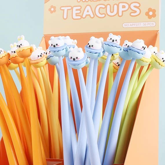 Animal Teacup Gel Pen