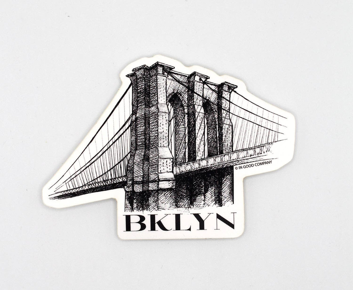 Brooklyn Bridge BKLYN Sticker – 3.5"