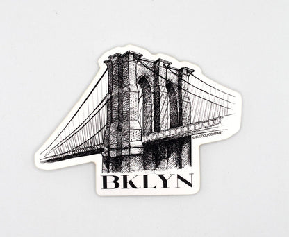 Brooklyn Bridge BKLYN Sticker – 3.5"
