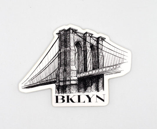 Brooklyn Bridge BKLYN Sticker – 3.5"