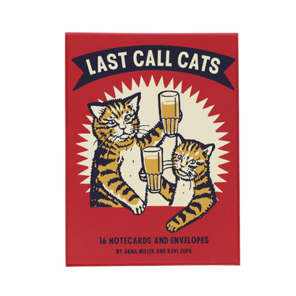 Last Call Cats Notecards