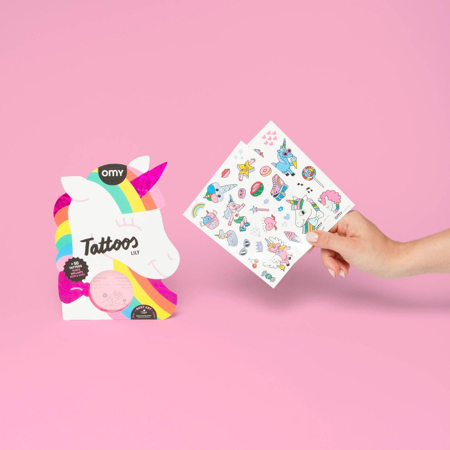 TEMPORARY TATOOS - UNICORN