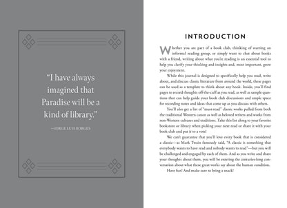 Must-Read Classics: A Book Club Journal for Bibliophiles