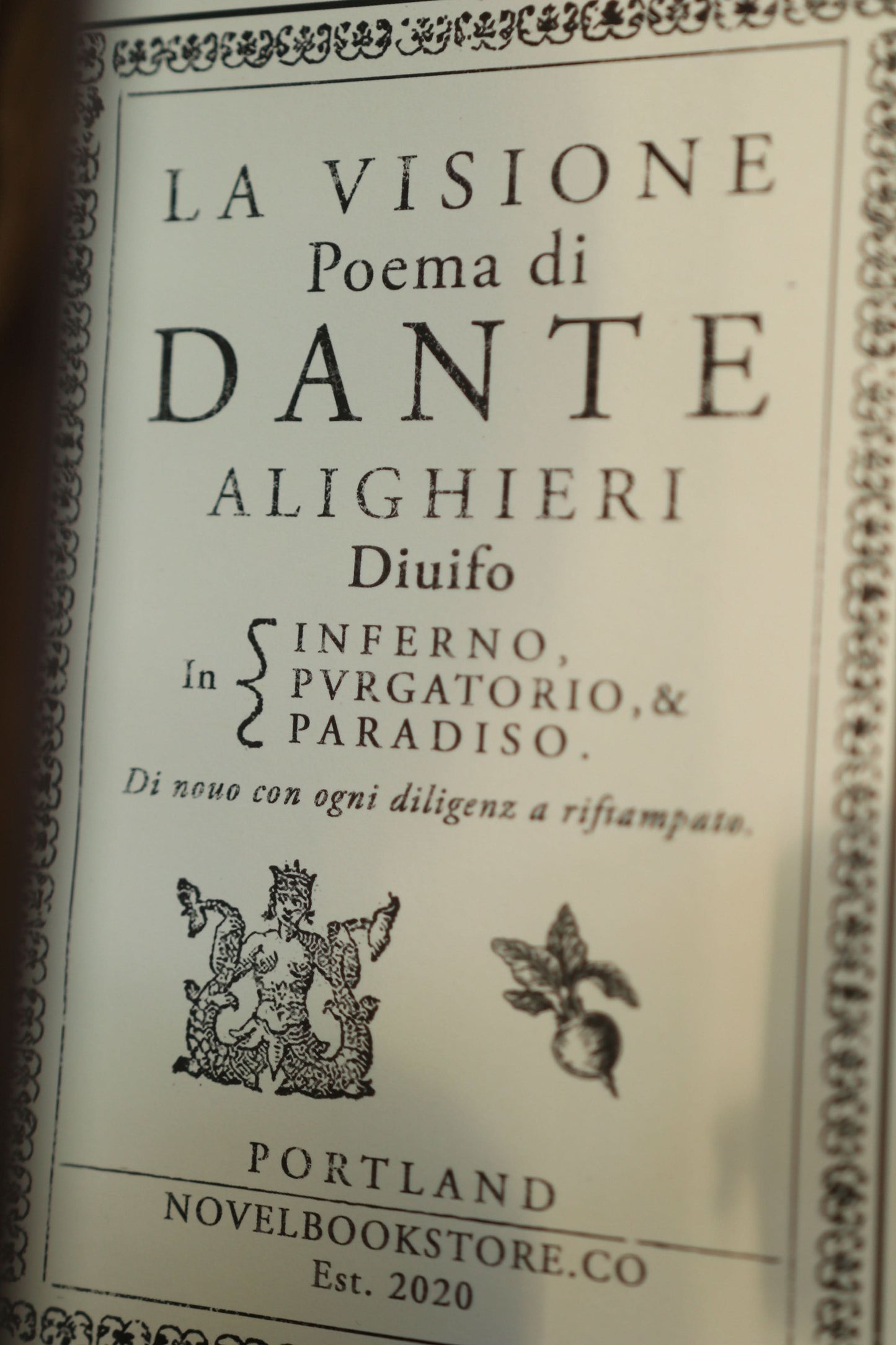 *Dante's Inferno by Dante Alighieri 1320 Book Journal