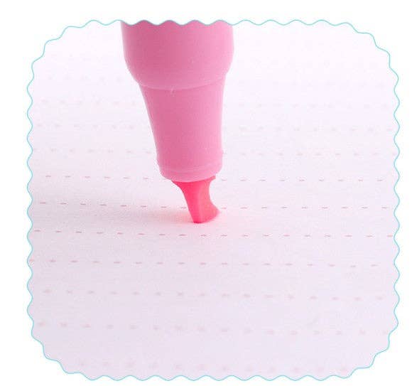 Sanrio Soft Touch Pastel Highlighter Set (4 Colors + Pouch)