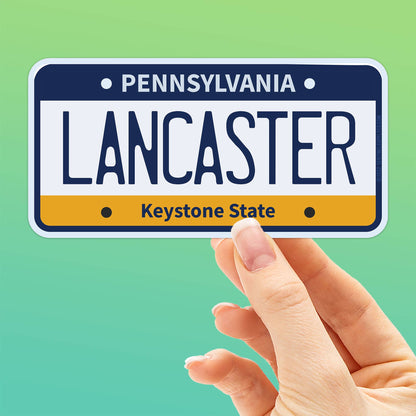 Buckinhgam PA License Plate Stickers