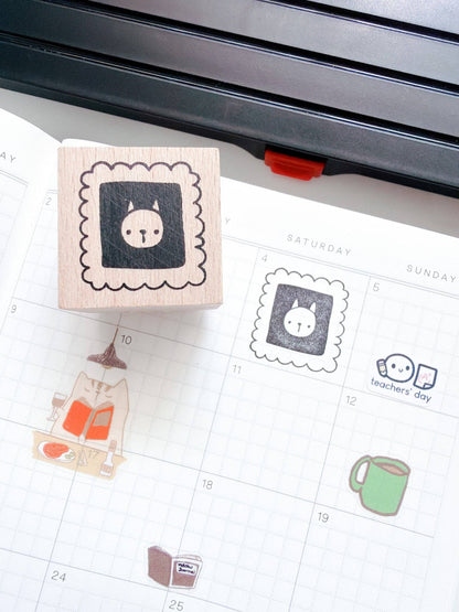 Kuboandlucy x Dana ate Oatmeal | Kubo and Lucy Wooden Rubber Stamp