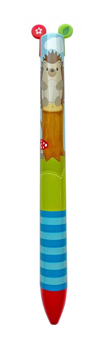 TWICE AS NICE WOODLAND 2 COLOR CLICK PEN - Hedgehog