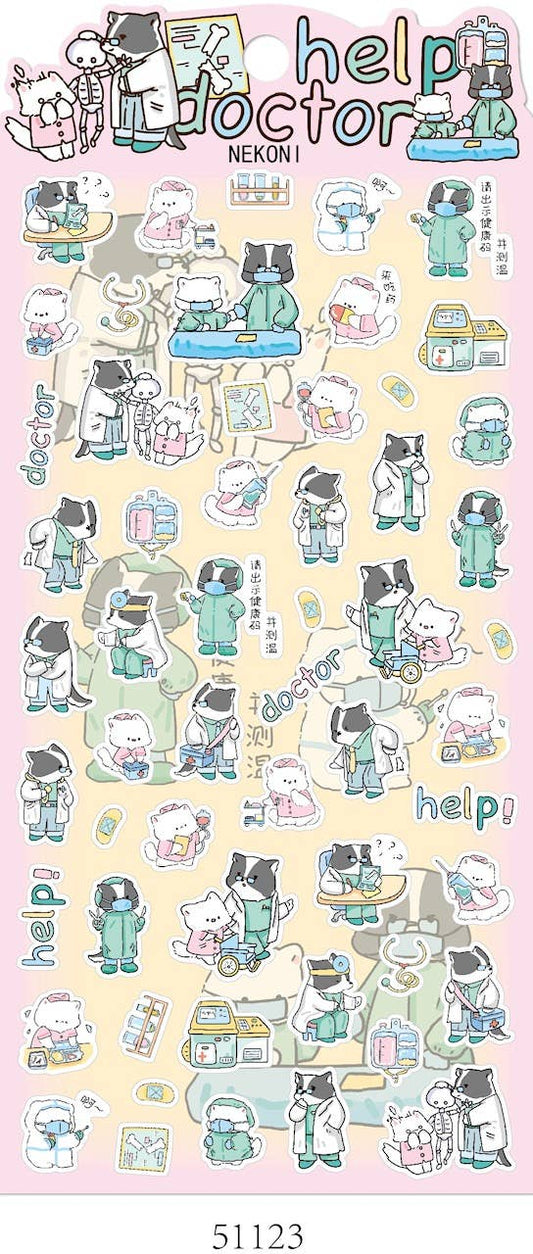 BADGER DOCTOR STICKERS