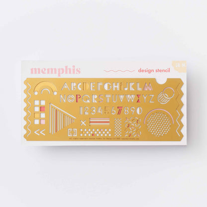 Memphis Design Stencil, Playful Creative Drawing