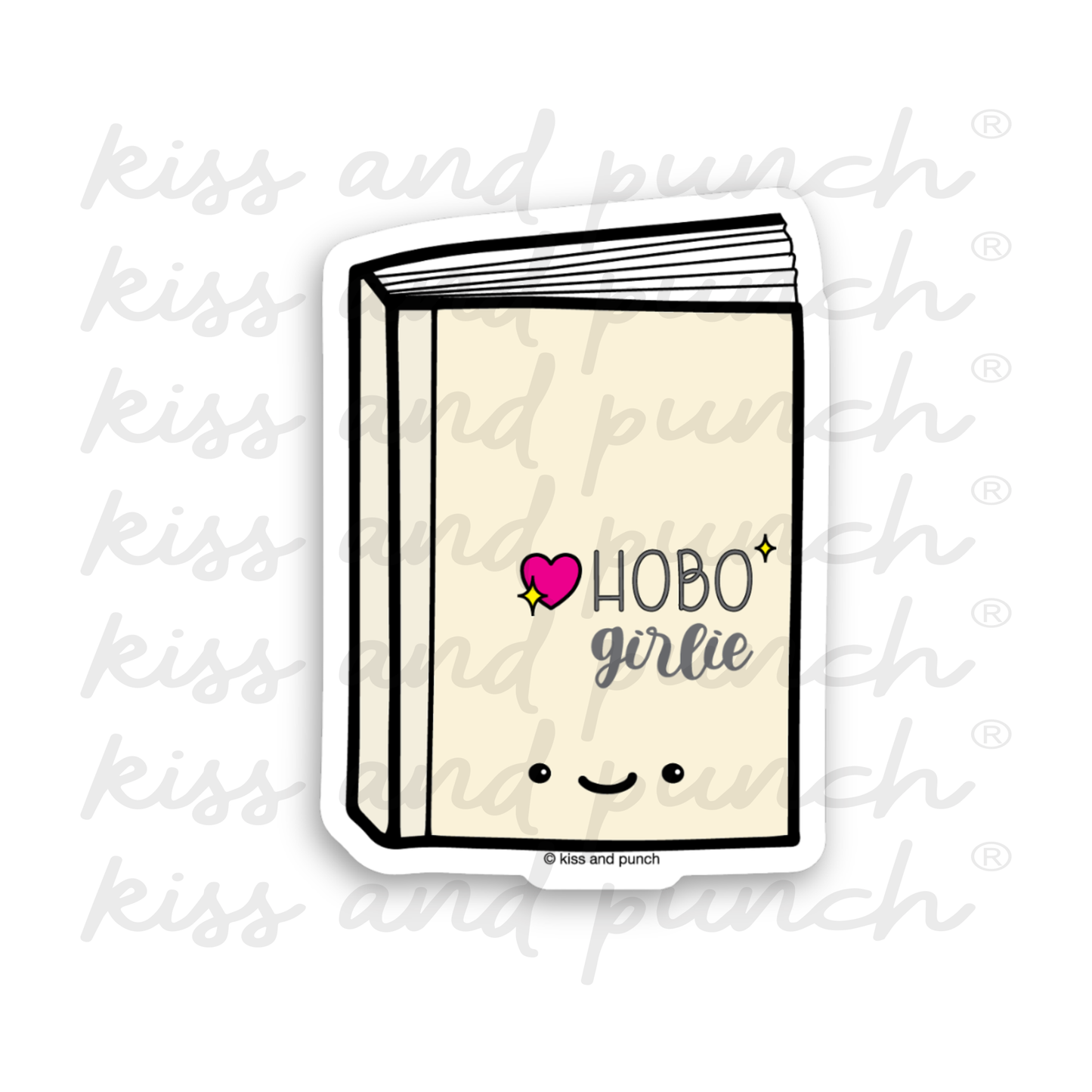 Hobonichi Fan Hobo Girlie Deco Diecut Vinyl Sticker   