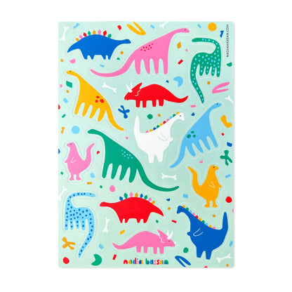 Darling Dinosaurs 5x7 Sticker Sheet