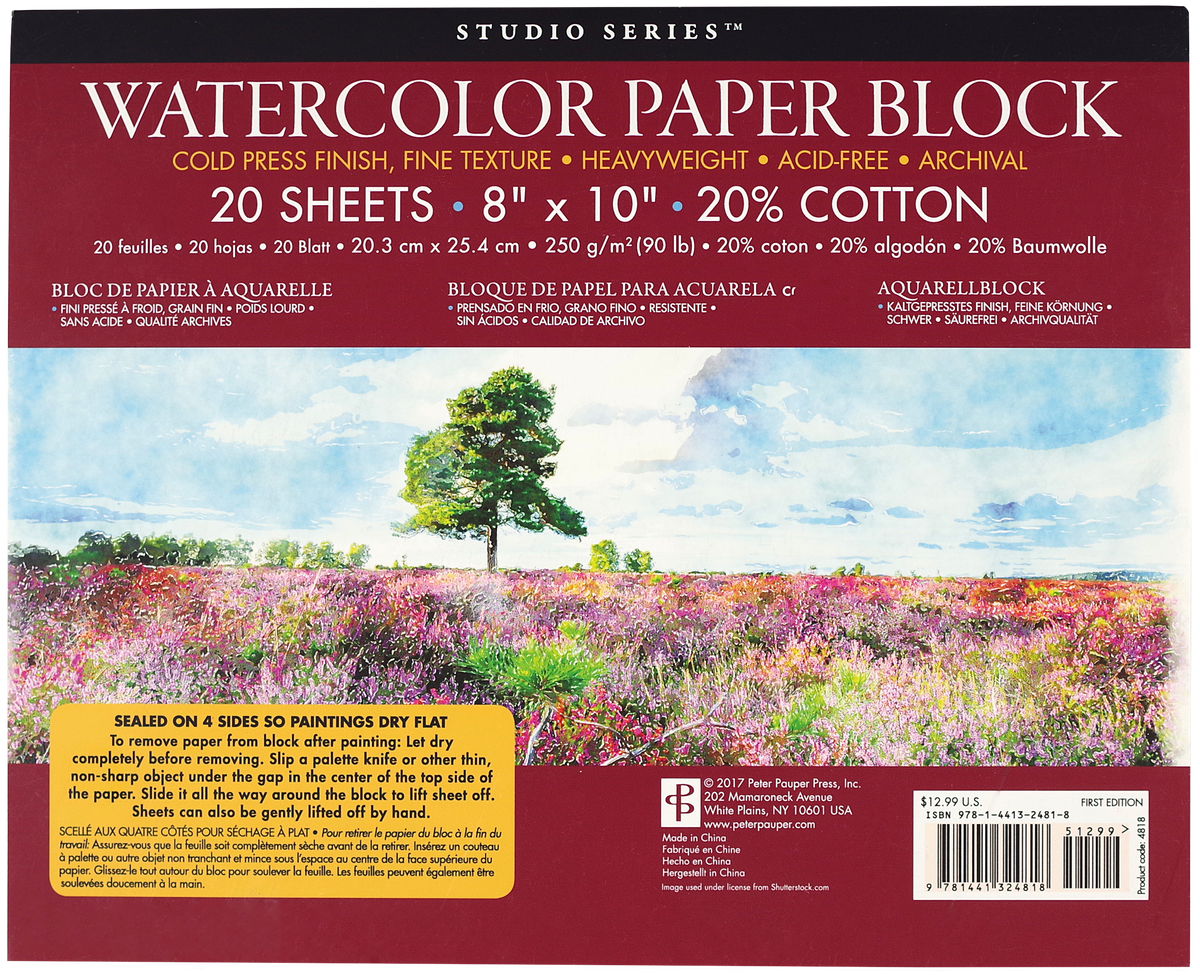 Studio Series Watercolor Paper Block