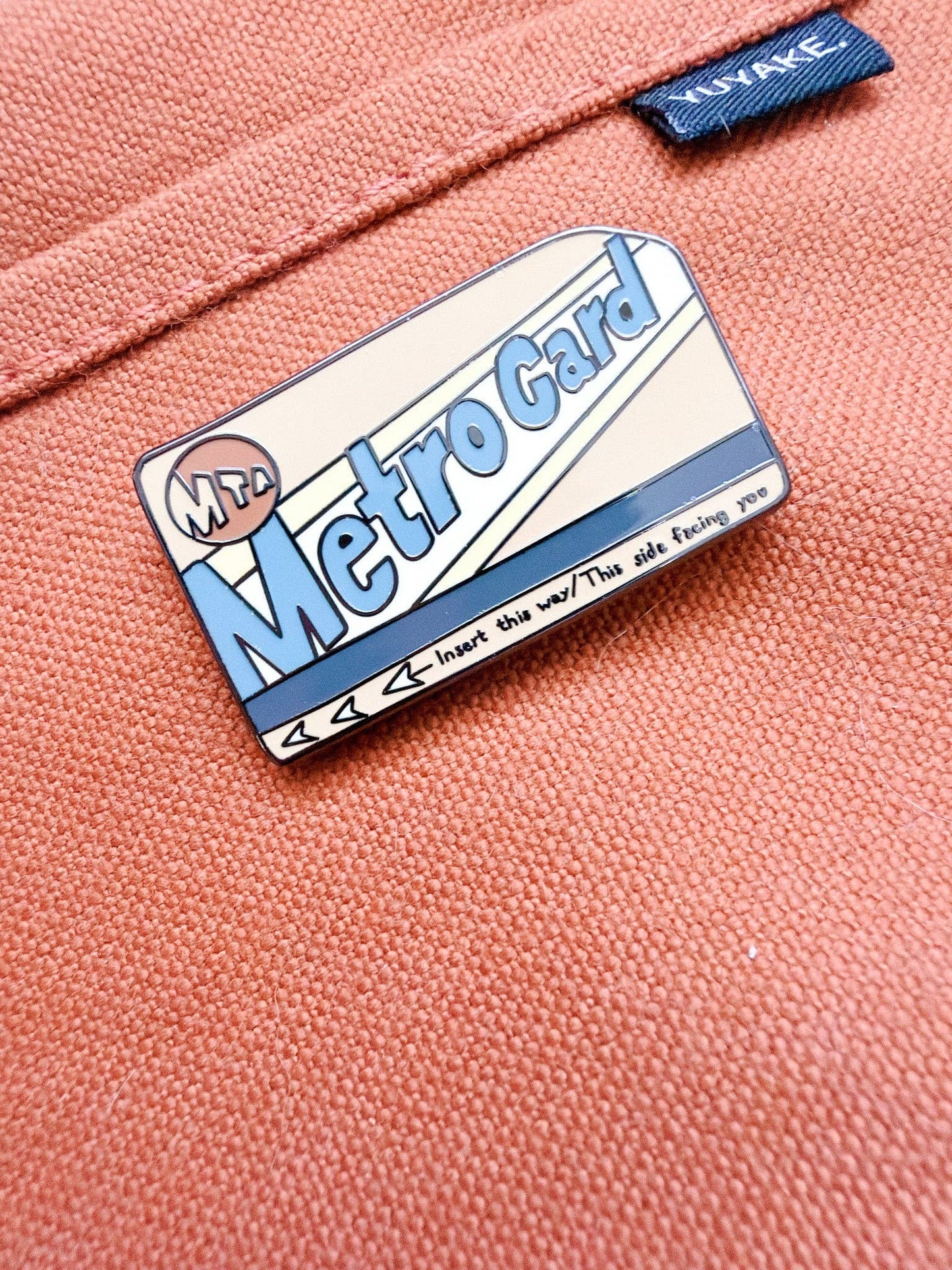 Kuboandlucy x Idiot Sandwich | Metro Card Soft Enamel Pin