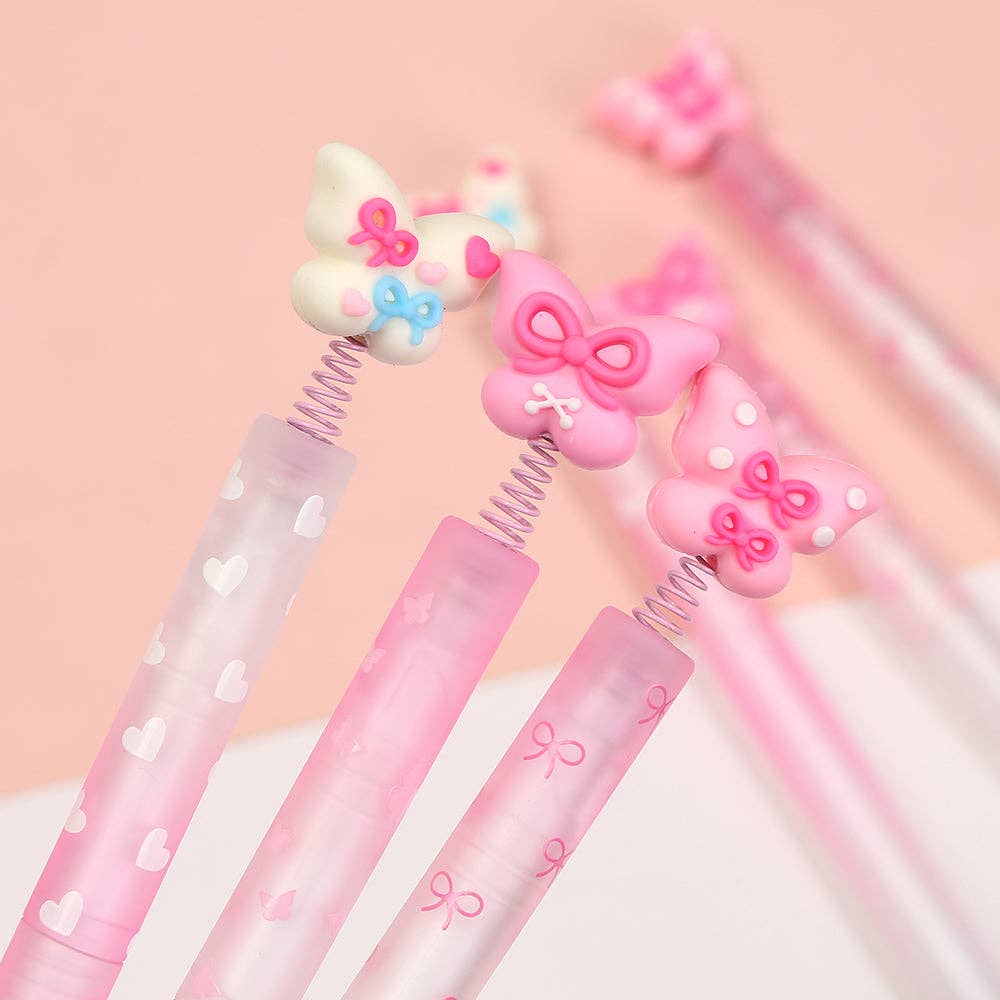 Butterfly Retractable Gel Pen