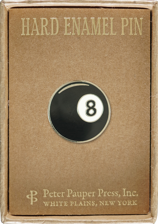 8 Ball Enamel Pin