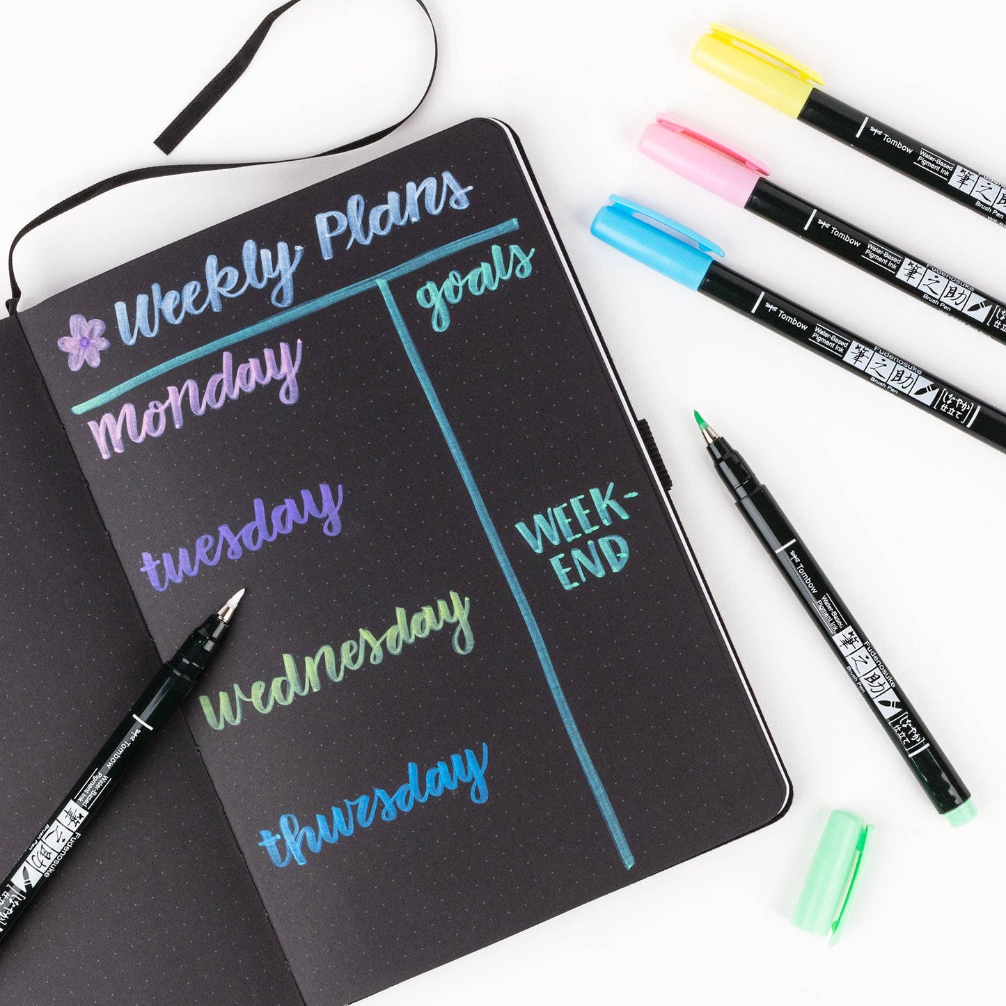 Fudenosuke Pastel Calligraphy Brush Pen