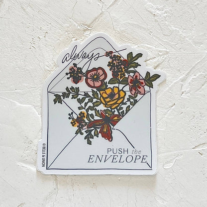 Always Push the Envelope Sticker