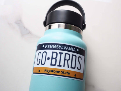 Go Birds Philadelphia Eagles License Plate Sticker