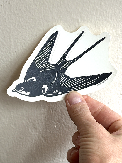Barn Swallow STICKER (right side)