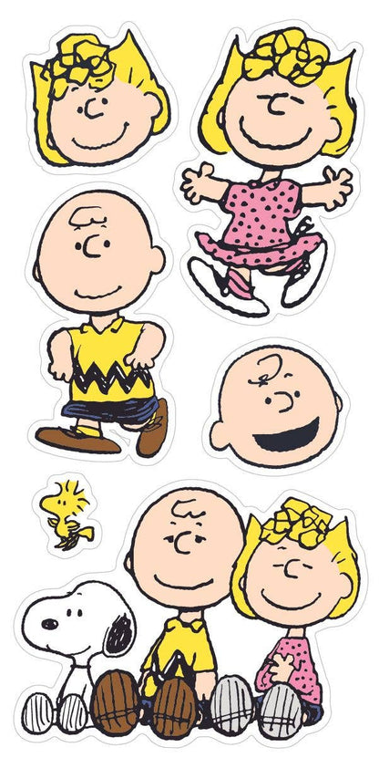 WS-Charlie Brown & Sally Stickers on the Roll