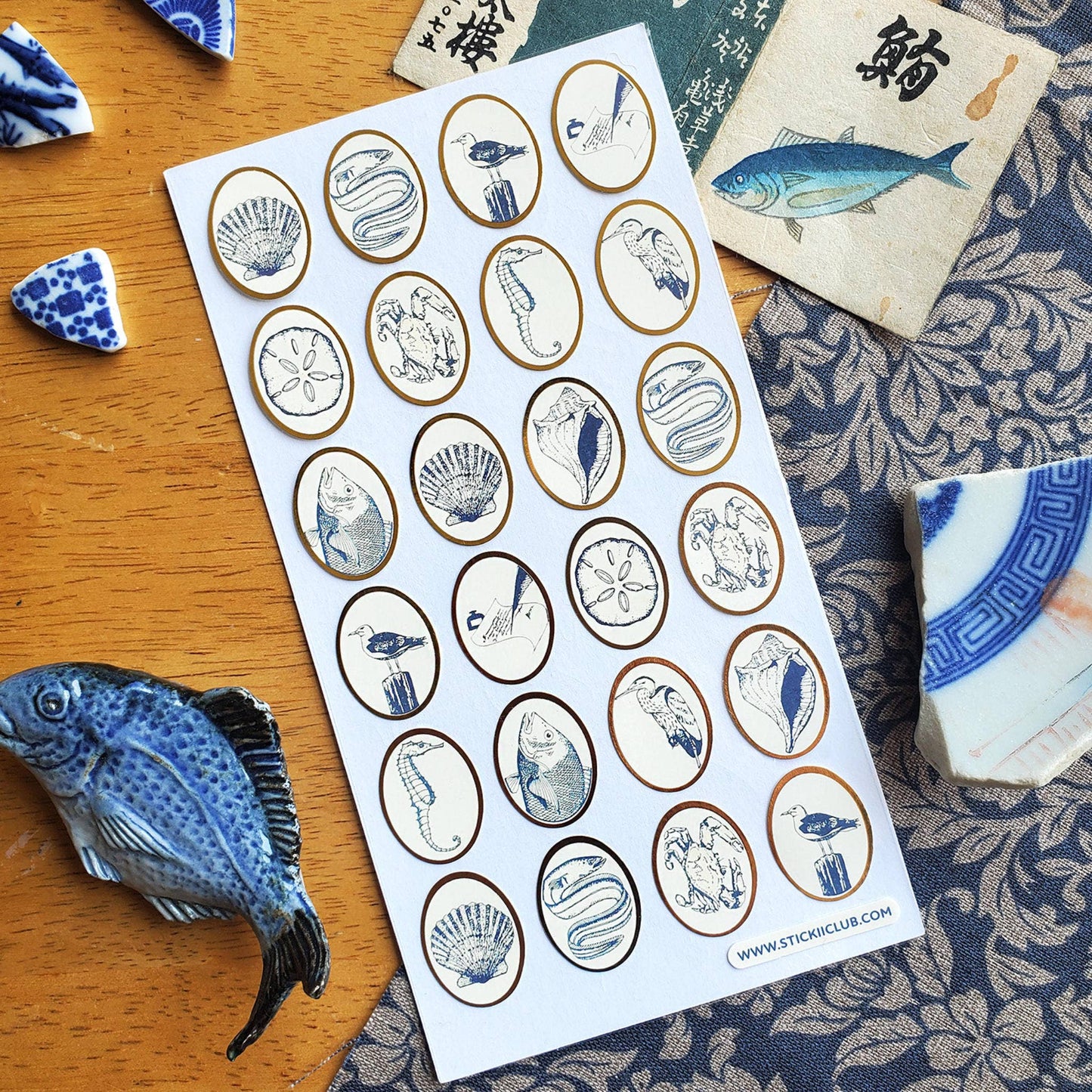 Coastal Seals Sticker Sheet
