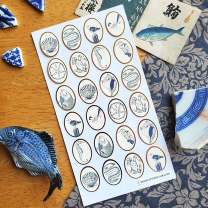 Coastal Seals Sticker Sheet