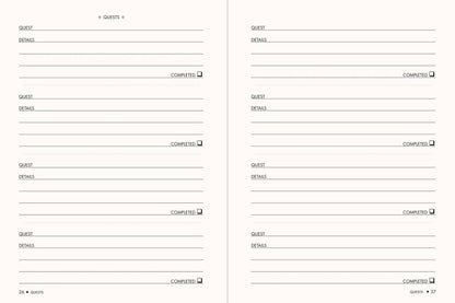 RPG Campaign Journal