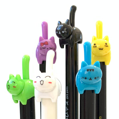 Cat Tail Retractable Gel Pen