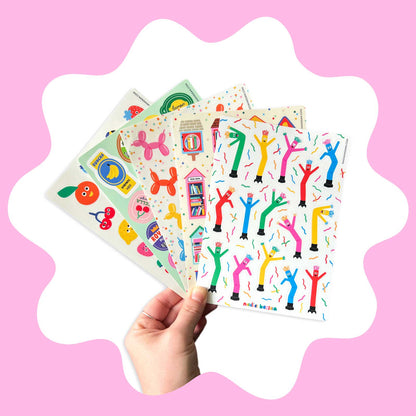 Mix Tapes 5x7 Sticker Sheet