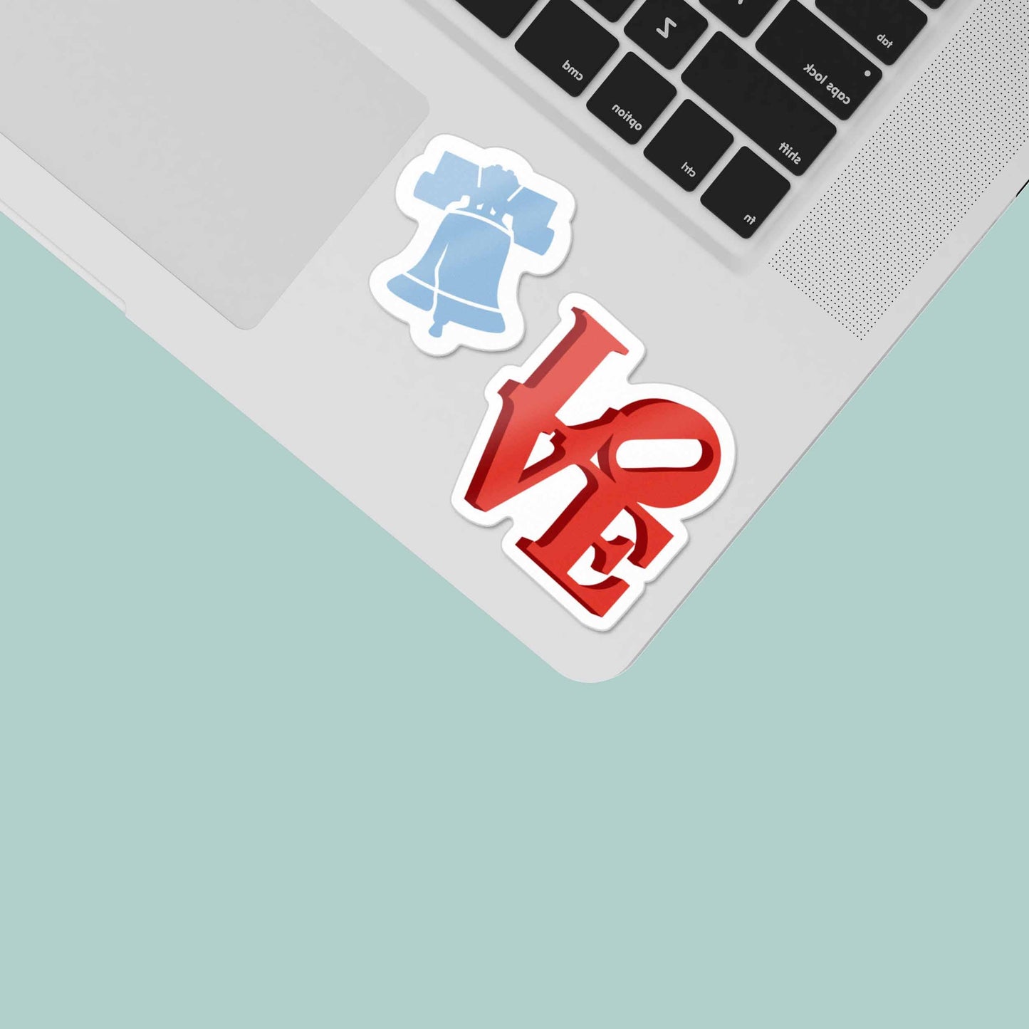 Philly Sticker Sheet- Set of 6 Philadelphia Decals w/ Hanger