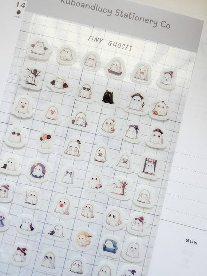Kuboandlucy Stationery Co | Tiny Ghost Sticker Sheet