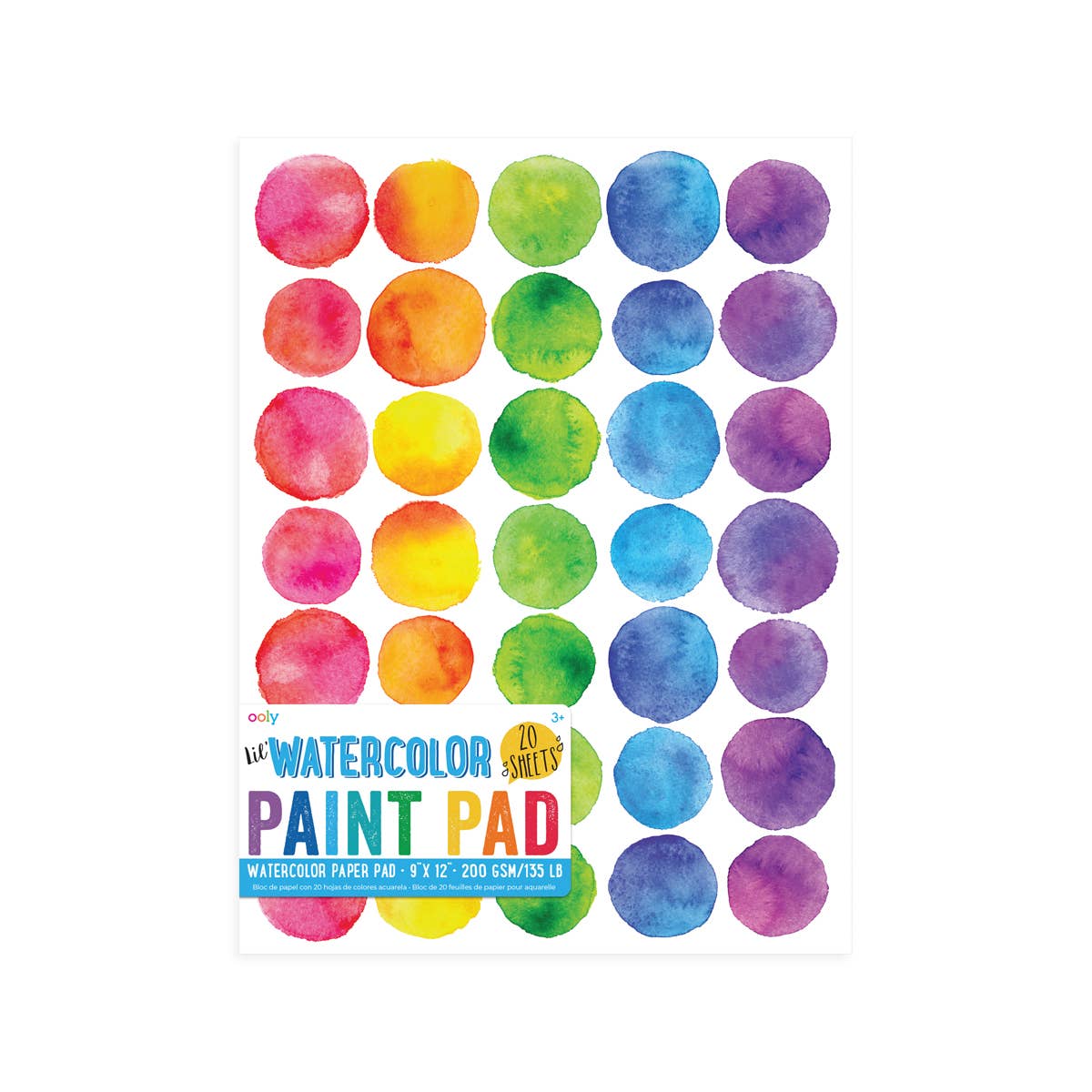 Lil' Watercolor Paint Pad (9" x 12")