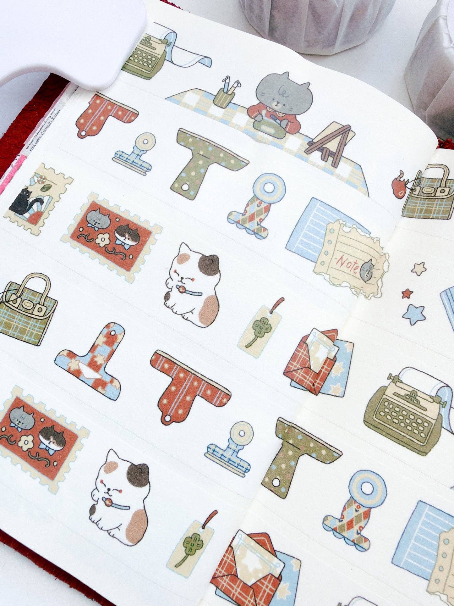 Kuboandlucy x Idiot Sandwich My Journal Sips V.3 (Stationery)  Washi Tape