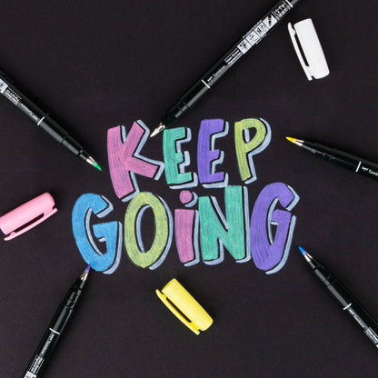 Fudenosuke Pastel Calligraphy Brush Pen