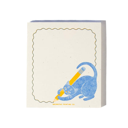 Pencil Cat - Mini Notepad