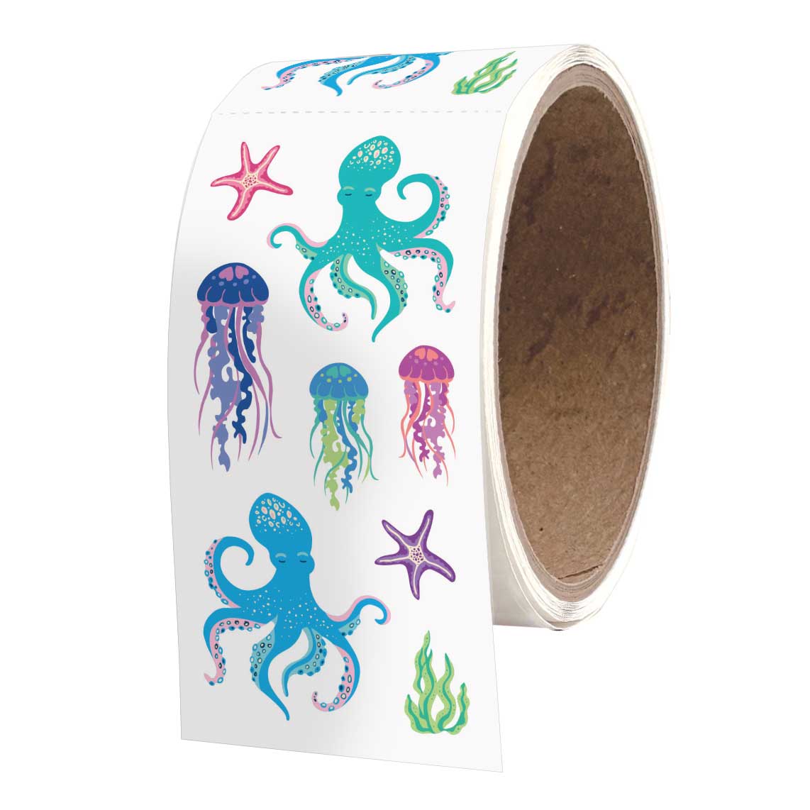 Jellyfish and Octopuses 2x4 Sticker Sheet