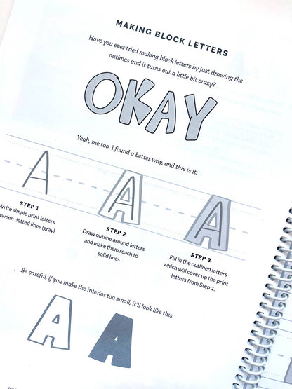 Mindful Lettering for Fun: Plant Edition