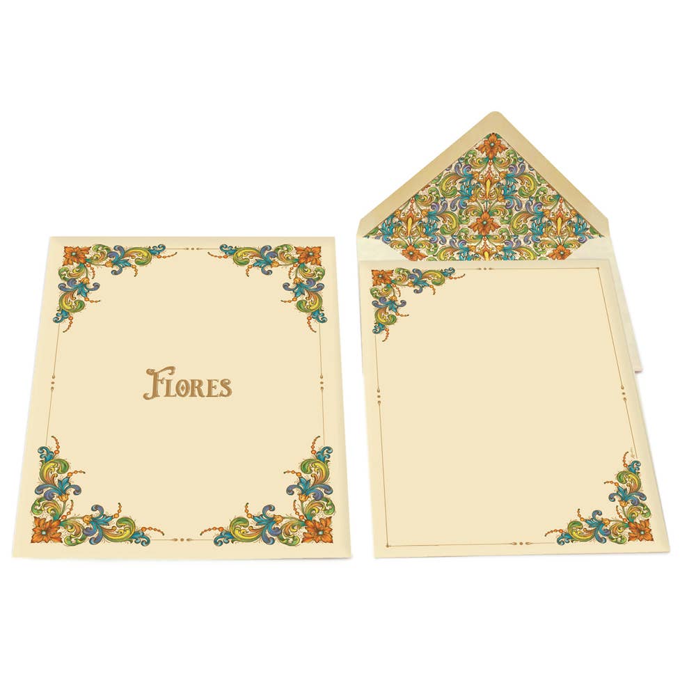 Portfolio Writing Sheets, Note Cards, Italian Stationery