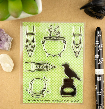 "The Unfamiliars" - 3"x4" Clear Stamp Set (6 stamp designs)