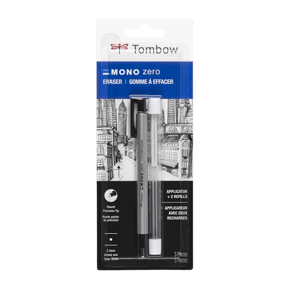 MONO Zero Round Eraser and Refill Value Pack