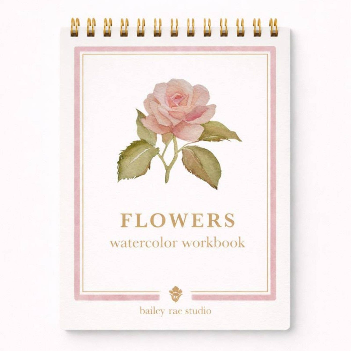 Flowers Watercolor Workbook